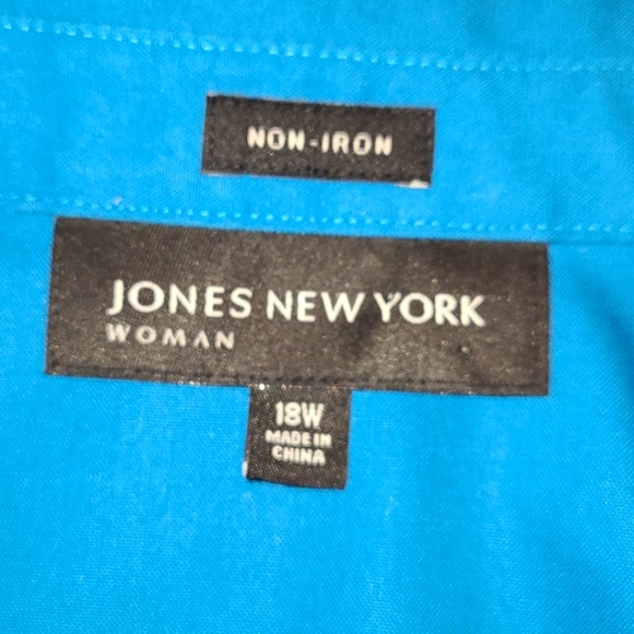 - Jones New York Button Up Blouse Size 18W - Picture 4 of 5